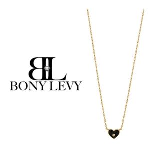 Bony Levy 18 K Gold Chelsea Diamond Pendant Necklace - 0.005ct.